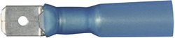 Płaska końcówka kablowa w osłonie termokurczliwej, częściowo izolowana Końcówka kablowa Vogt niebies.1.5 - 2.5 mm2