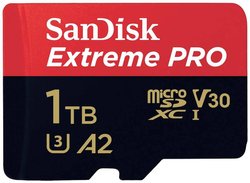 Karta pamięci microSDXC SanDisk Extreme PRO, 1 TB, Class 10, UHS-I, v30 Video Speed Class