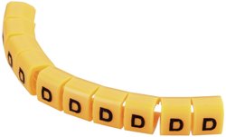 Oznacznik kablowy  TRU COMPONENTS  TC-MB1/D203 pomarańczowy 1593407 Zawartość: 10 szt.