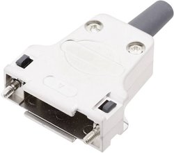Obudowa złącza D-SUB encitech 7960-0205-01 7960-0205-01, metal, 180 °, 1 szt.