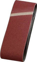 Taśmy ścierne, WOOD &, METAL, korund, 65 x 410 mm, ziarnistość 80 Papier ścierny pas zestaw kwb 911408 410 mm 3 szt.
