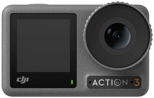 Kamera sportowa DJI Action 3 Standard Action 3 Standard, 4K, Ultra HD, WiFi, Podwójny wyświetlacz, Wodoszczelny, Ekran dotykowy, Zwolnione tempo, Pyłoszczelna, Odporna na mróz, Nagrywanie interwałowe, Stabilizacja obrazu, 2.7K, Full-HD, Zwolnione tempo / 