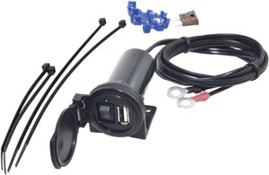 Gniazdo pokładowe USB 2.1A z osłoną sprężyny na zawiasach  BAAS USB7 Obciążalność prądu maks.: 2.1 A 12 - 5 V