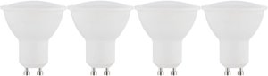 GU10  LED  4.5 W = 50 W  ciepła biel  W kształcie reflektora   Żarówka LED Müller-Licht 400260 GU10 4.5 W = 50 W 320 lm ciepła biel 4 szt.