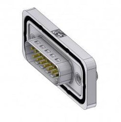 Złącze męskie D-Sub Deltron Connectors DTSWM15PZ/2M85UN, rzędy: 2, styki: 15, 180 °, 1 szt.