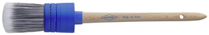 Pędzel pierścieniowy do lakieru, KREX, niebieski plastikowy korpus. z podwójnym plastikowym wiązaniem, niebieska okładka Pędzel pierścieniowy Wistoba 203904 1 szt.