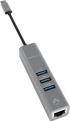 Hub Multiport USB-C® USB 3.2 Gen 2 (USB 3.0) Terratec CONNECT C2   szary
