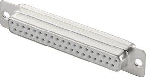 Listwa żeńska D-Sub 180 ° Ilość styków: 37 kielich lutowniczy   1 szt.