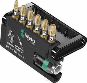 Bity Wera Bit-Check 7 PZ BiTorsion 1 05340260001 1 szt. krzyżakowy Pozidriv