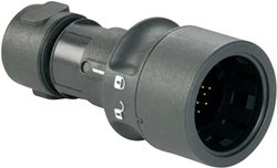 Złącze męskie okrągłe Bulgin PXP6010/02P/ST, styki:2, 250 V, 10 A, 1 szt.