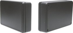 Obudowa uniwersalna Strapubox, ABS, czarny, (D x S x W) 125 x 74 x 27 mm, 1 szt.