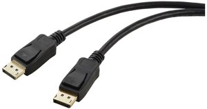 Kabel DisplayPort Renkforce RF-5771516, płaszcz z PVC, 2.00 m