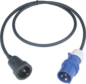 REV 0577755555 zasilanie przedłużacz  16 A czarny 1.50 m H07RN-F 3G 1,5 mm²