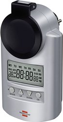 Programator tygodniowy cyfrowy, 3680 W, 20 programów, max. 23 h/59 min, IP45, antracytowy Wyłącznik czasowy Brennenstuhl Wochenzeitschaltuhr DT IP44 1507490, 3680 W