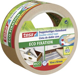 tesa® taśma dwustronna PRO NATURE, taśma do dywanów - przyjazna dla środowiska, do mocowania dywanów, również do dekoracji i rękodzieła Taśma dwustronna tesa  56451-00000-11 ECO FIXATION (D x S) 10 m x 50 mm 10 m 1 szt.