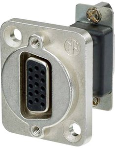 Adapter D-SUB Neutrik NADB15FF złącze żeńskie D-SUB 15-pin - złącze żeńskie D-SUB 15-pin