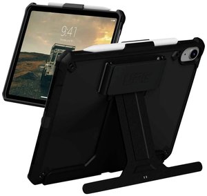 Futerał UAG Urban Armor Gear Scout z paskiem na rękę i podpórką  Apple iPad 10,9&quot, (2022)  czarny  luzem  12339HB14040 Etui na tablet Urban Armor Gear Scout Handstrap & Kickstand  czarny