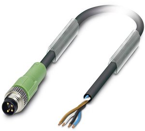 Kabel do czujników/elementów wykonawczych Phoenix Contact SAC-4P-M 8MS/1,5-PUR 1681787, Kabel, otwarte końcówki, 1 szt.