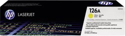 Toner HP 126A, CE312A, oryginalny, żółty