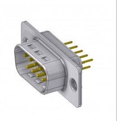 Złącze męskie D-Sub Deltron Connectors DT 09 PY/2, rzędy: 2, styki: 9, 180 °, 1 szt.