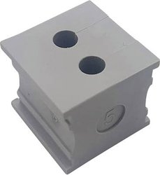 Przepust kablowy TRU COMPONENTS KT 2/5 TC-10329276, (D x S) 21 mm x 21 mm, elastomer, 1 szt.