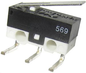 Mikroprzełącznik MICROHART 125 V/AC 3 A 1 x wł/(wł) Hartmann  chwilowy 1 szt.