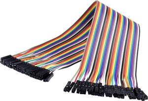Renkforce  zworka żeńska - zworka żeńska30.00 cm Kabel płąski Kabel Jumper Renkforce RF-4599690 1 szt.