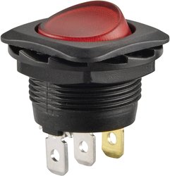 Przełącznik TRU COMPONENTS 1587556, 250 V/AC, 10 A, 1 x wył/wł, zatrzask, 1 szt.