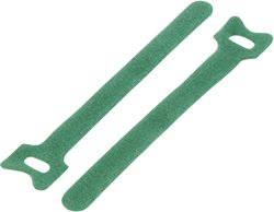 Opaska kablowa na rzepy TRU COMPONENTS TC-MGT-180GN203 1593270, (D x S) 180 mm x 12 mm, 1 szt.