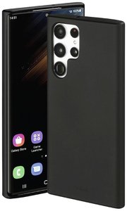 Hama Finest Feel Futerał backcase Samsung Galaxy S22 Ultra czarny Ładowarka indukcyjna