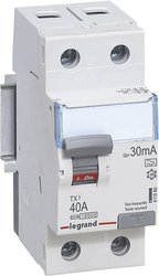 Wyłącznik różnicowoprądowy Legrand 411560, 40 A, 0.03 A, 230 V