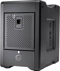 SanDisk Professional G-Raid Shuttle 4 48 TB  Zewnętrzny dysk twardy 8,9 cm (3,5'') USB 3.2 Gen 2 (USB 3.1), Thunderbolt 3 czarny SDPH34H-048T-MBAAB