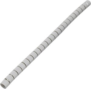 Wąż spiralny TRU COMPONENTS TC-MX-KLT15GY203, 15 mm (max), szary, 5 m