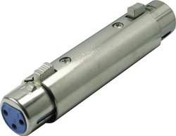 Adapter XLR złącze żeńskie XLR - złącze żeńskie XLR Mono Kash 55070 1 szt.
