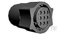 Złącze męskie okrągłe TE Connectivity 1445807-3, styki:9, 1 szt.