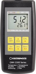 Miernik wilgotności/temperatury i przepływu Greisinger GMH 3331 Miernik wilgotności (higrometr) Greisinger GMH 3331