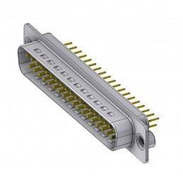 Złącze męskie D-Sub Deltron Connectors DTS37 PY/2 M85UN, rzędy: 2, styki: 37, 180 °, 1 szt.