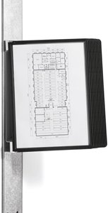 Panel wyświetlający Durable 591801 czarny (S x W x G) 325 x 390 x 260 mm