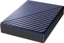 WD My Passport Ultra 4 TB Zewnętrzny dysk twardy 6,35 cm (2,5'') USB-C® niebieski WDBFTM0040BBL-WESN