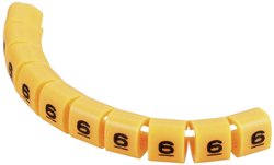 Oznacznik kablowy  TRU COMPONENTS  TC-MB1/6203 pomarańczowy 1593400 Zawartość: 10 szt.