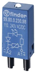 Moduł plug-in Finder 99.80.0.024.08 warystor, wskaźnik LED 10 szt.