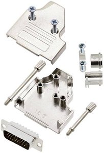 Zestaw listew męskich D-Sub TRU COMPONENTS TCMHDM3515HDP26K 7709024, rzędy: 3, styki: 26, 35 °, 1 szt.