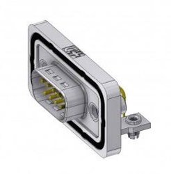 Złącze męskie D-Sub Deltron Connectors DTSWM09PYC/2M46UN, rzędy: 2, styki: 9, 90 °, 1 szt.