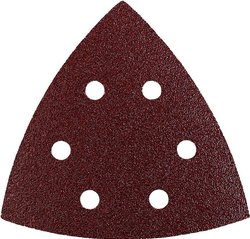 Trójkąty szlifierskie QUICK-STICK, DREWNO I METAL, elektrokorund, 105 mm, ziarnistość 60 Papier ścierny delta kwb  492706  5 szt.