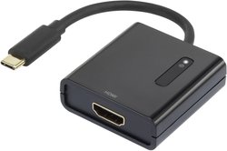 Przejściówka, adapter USB, HDMI Renkforce RF-4472892, [1x złącze męskie USB-C - 1x złącze żeńskie HDMI]