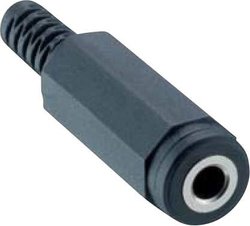 Złącze męskie jack 3,5 mm Lumberg 1522 02 152202, niklowany, złącze żeńskie proste, 1 szt.