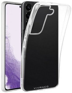 Vivanco Super Slim Futerał backcase Samsung Galaxy S23 przeźroczysty Ładowarka indukcyjna