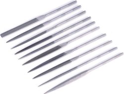 Zestaw pilników igiełkowych Toolcraft 821006, 180/90 mm, 10 szt.