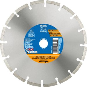 PFERD 68023223 Ds Psf Tarcza tnąca diamentowa Średnica 230 mm Średnica otworu 22.23 mm  1 szt.
