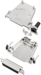 Zestaw listew żeńskich D-Sub TRU COMPONENTS TCDTZF25DMSK 7709528, rzędy: 2, styki: 25, 180 °, 1 szt.